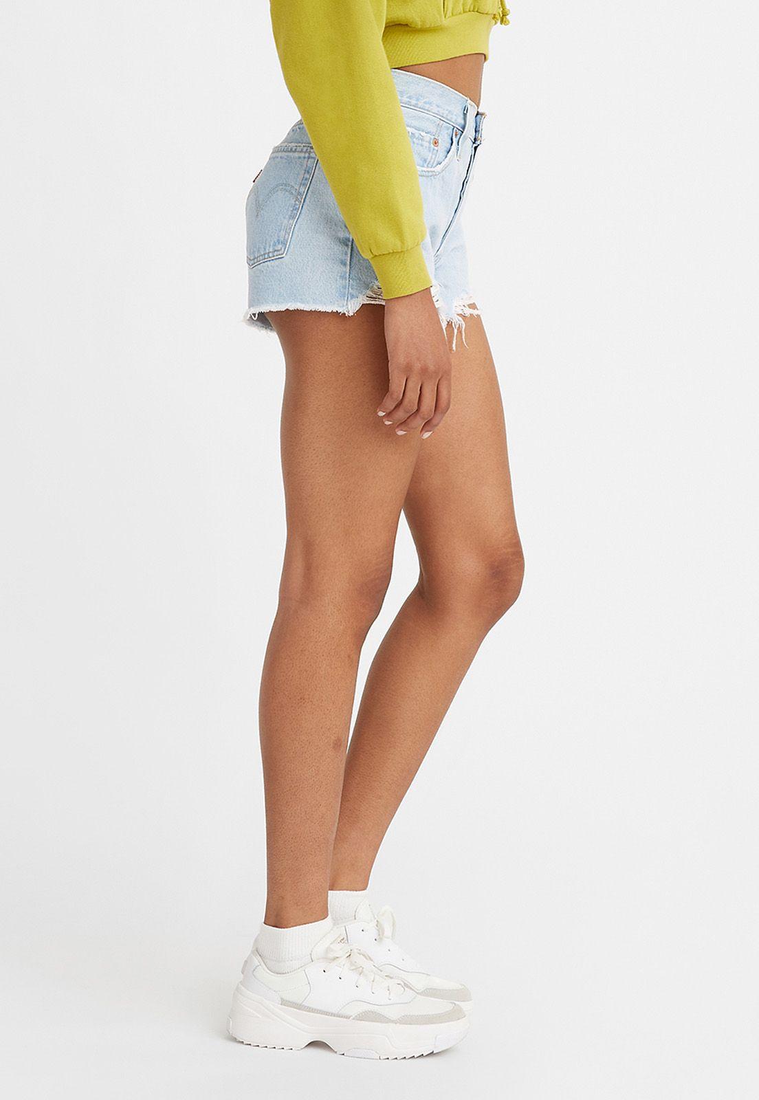 Shorts Mujer 501 Original Azul Claro Levis 56327-0250-1