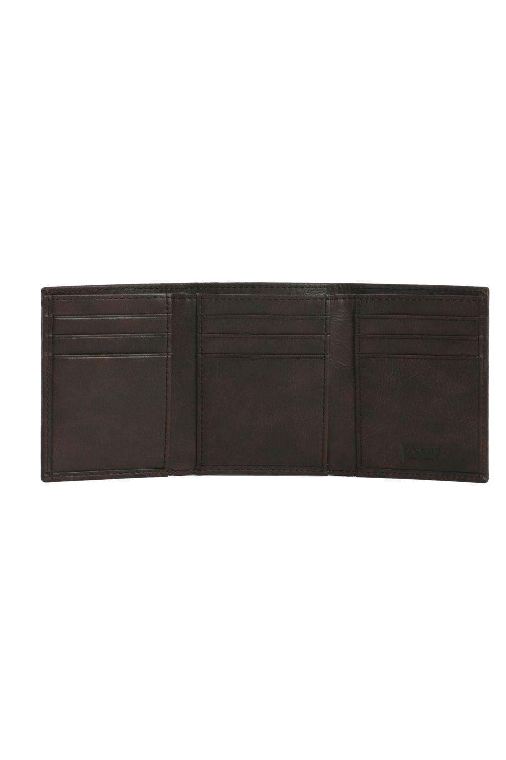 Billetera Hombre Trifold Café Levis 87524-0109-2