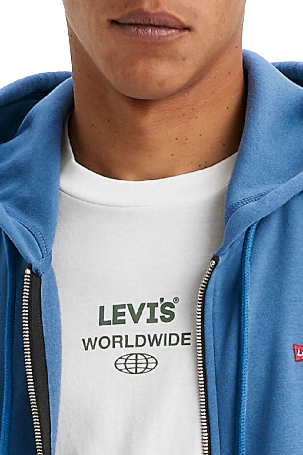 Polerón Hombre Core Zip Up Azul Levis 34259-0044-2