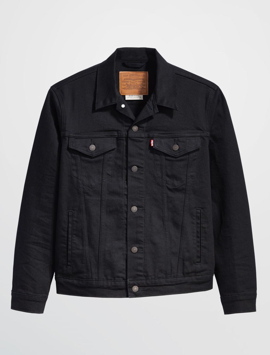 Chaqueta Hombre Regular Fit Trucker Negro Levis 72334-0403-2