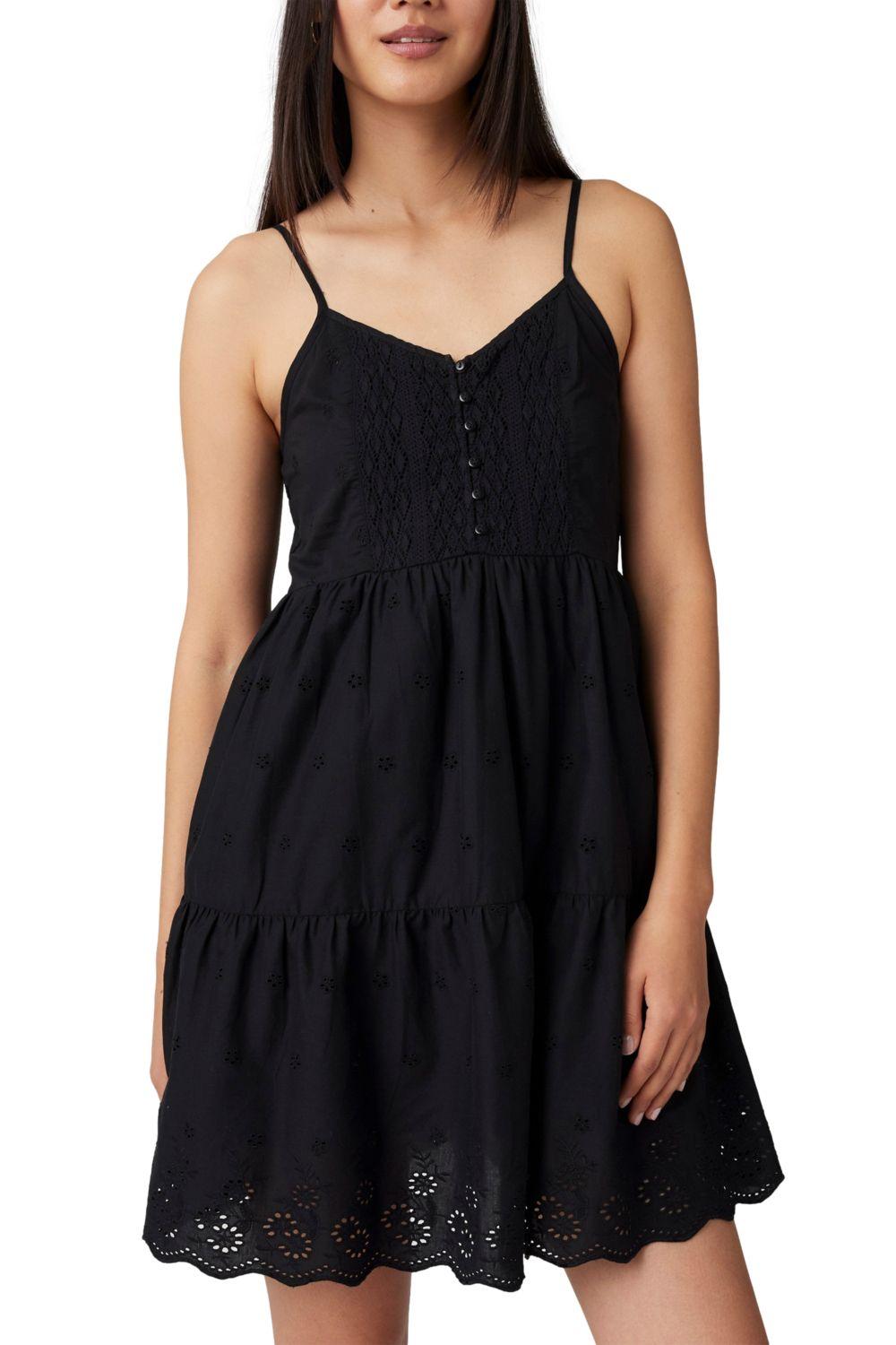 Vestido Mujer Cora Mini Dress Negro Levis 001RJ-0001-3
