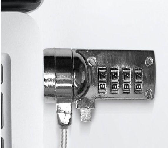 Cable de seguridad para notebook con código 4 dígitos-2