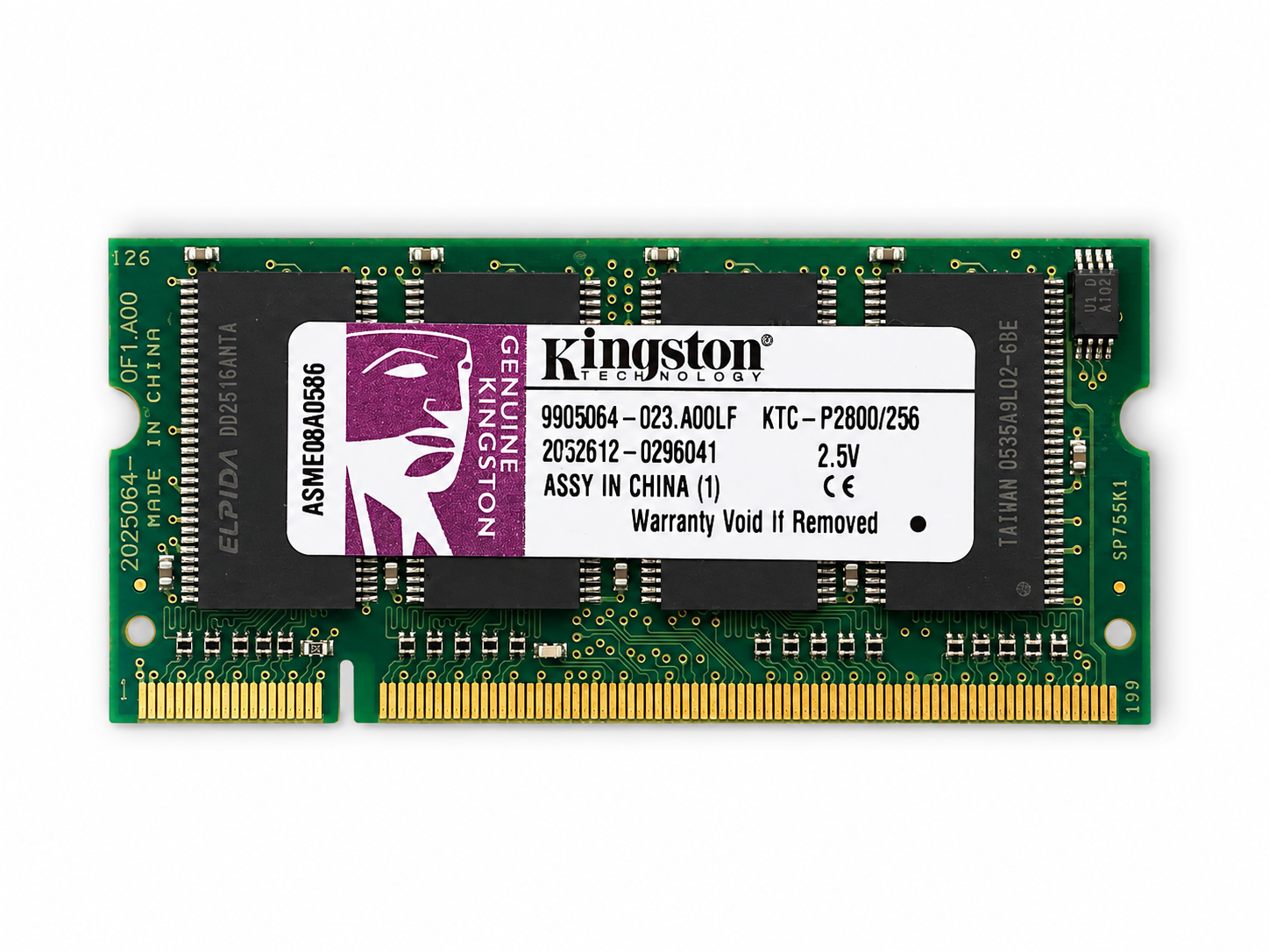 Memoria RAM Notebook 256MB DDR1 266MHz SO DIMM Repuesto Laptop-0