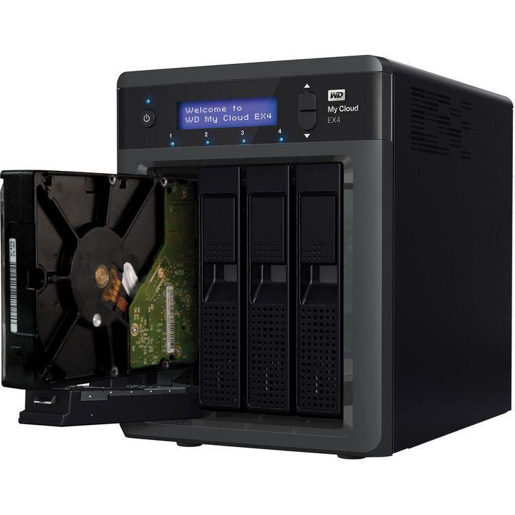 Servidor de Almacenamiento en Red WD MyCloud EX4 4 Bah as-1