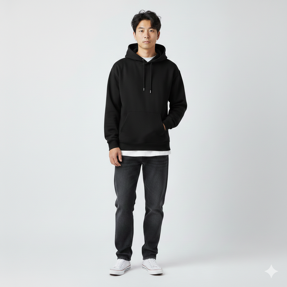 Poleron Con Polar Hombre Hoodie Con Capucha Urbano Premiun-3