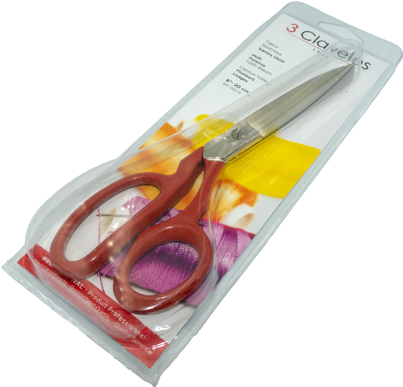 Tijera profesional sastres 3 Claveles 8'' 20cm Española 073-0