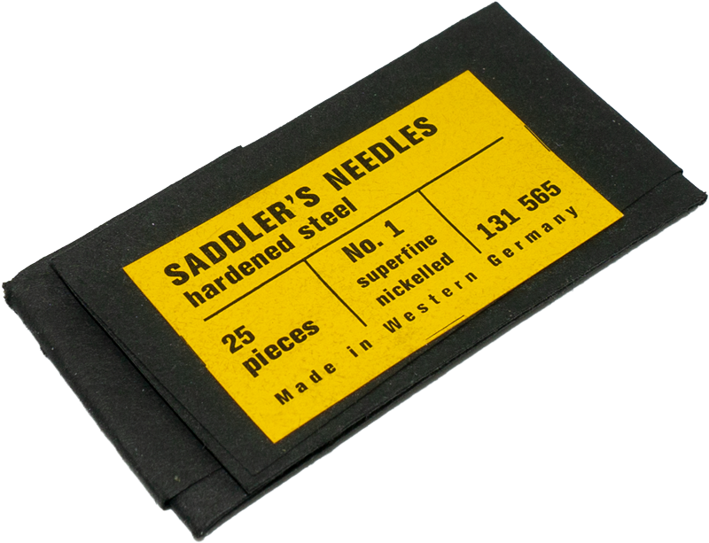 Aguja Talabartera Alemana No.1 Cod 131565 sn punta 3 agujas-3