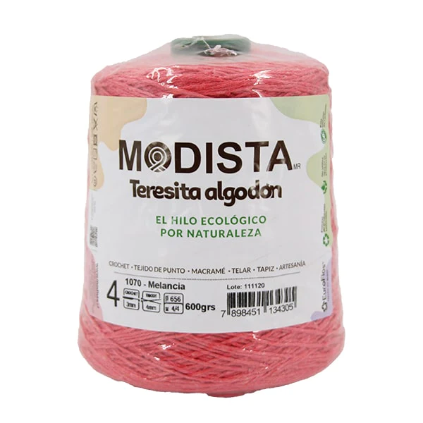 Hilo Algodón Teresita 600gr para tejer Crochet Palillo 1070-0