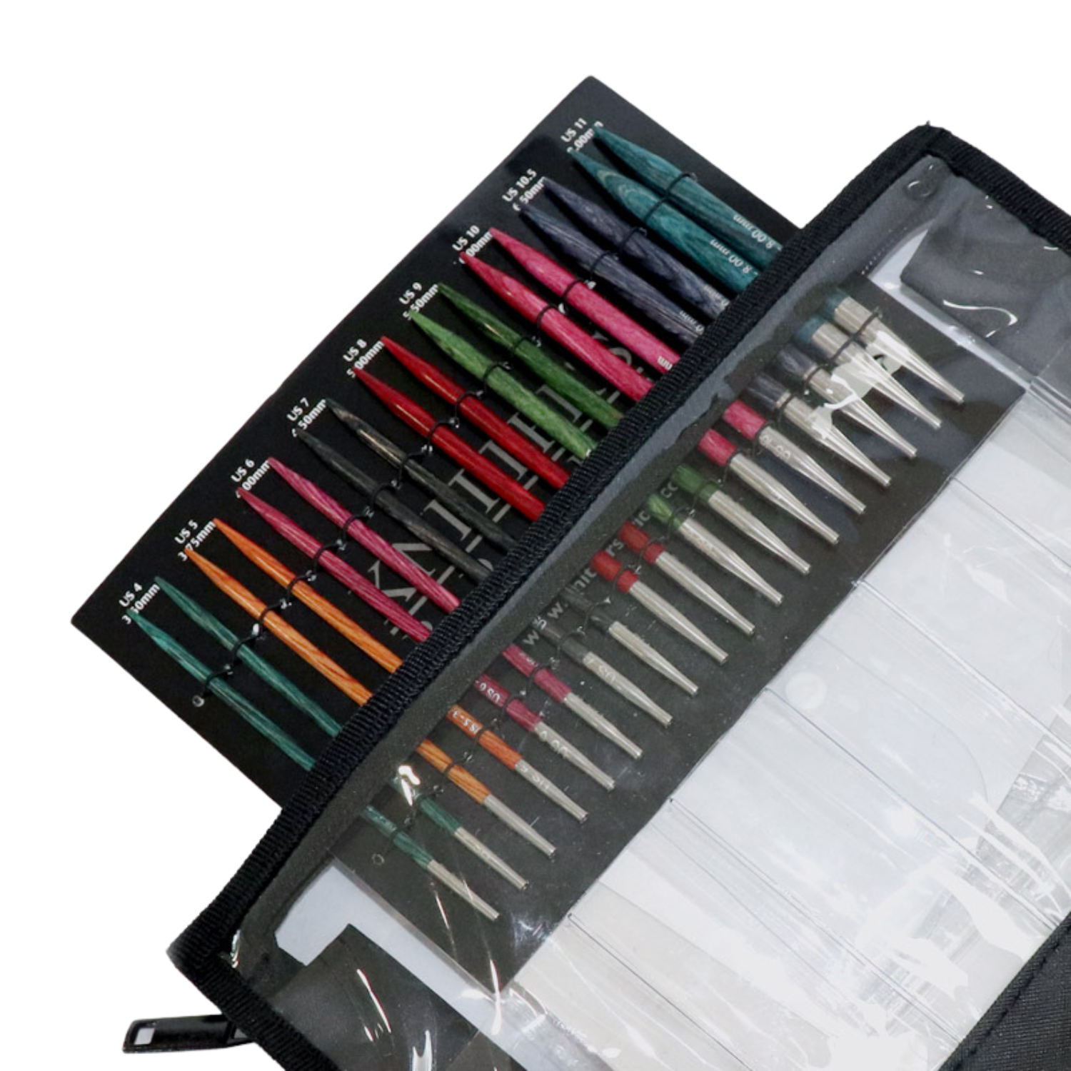Palillos Intercambiables KnitPro Dreamz 8 pares + 4 cables-1