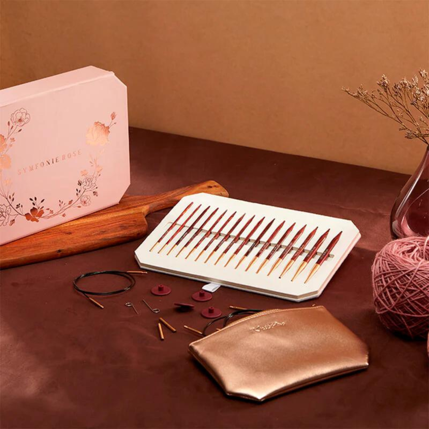Palillos Intercambiables Premium set Symfonie Rose - KnitPro-3