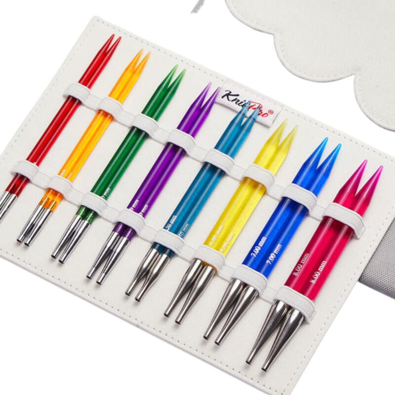 Palillos Intercambiables KnitPro Trendz Delux 8 pal.+4 cab.-2