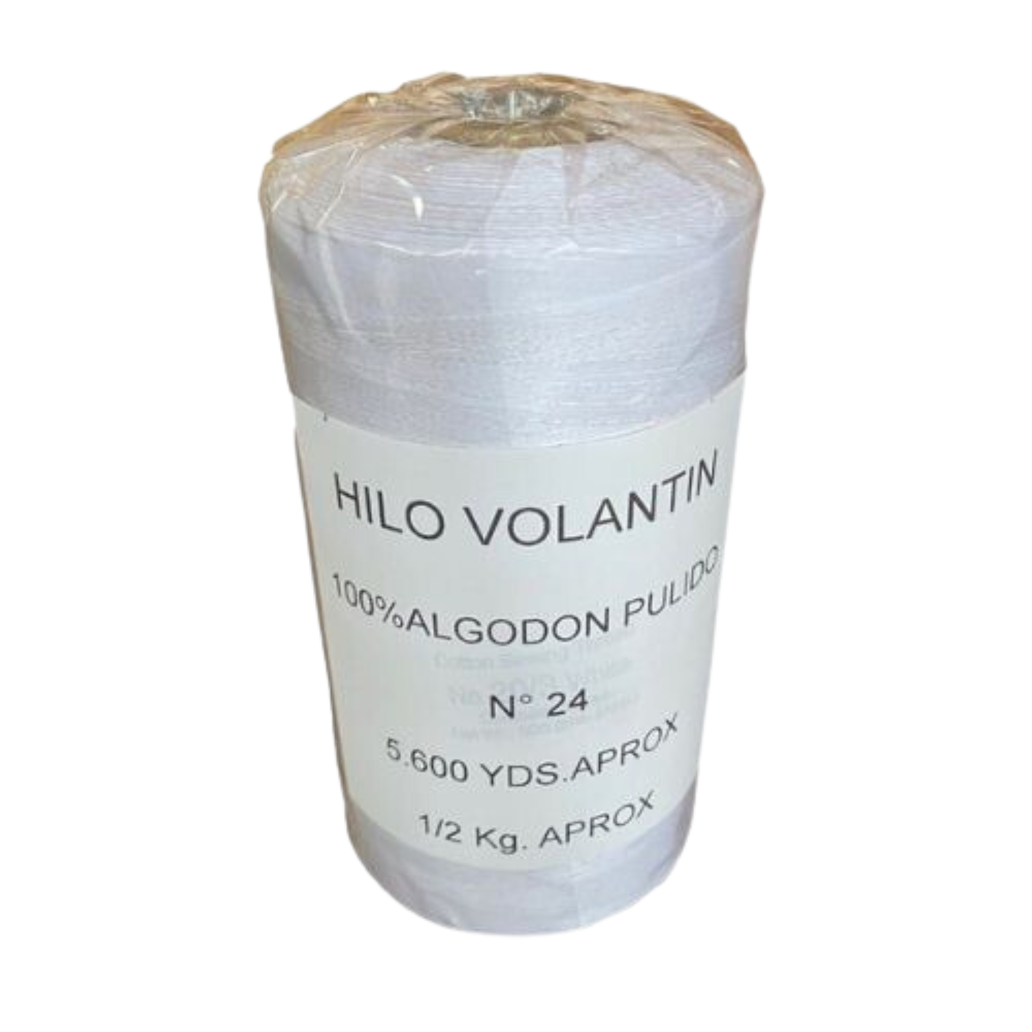 Hilo de Volantín Algodon Glazed N°24 5.600YDS Original-0