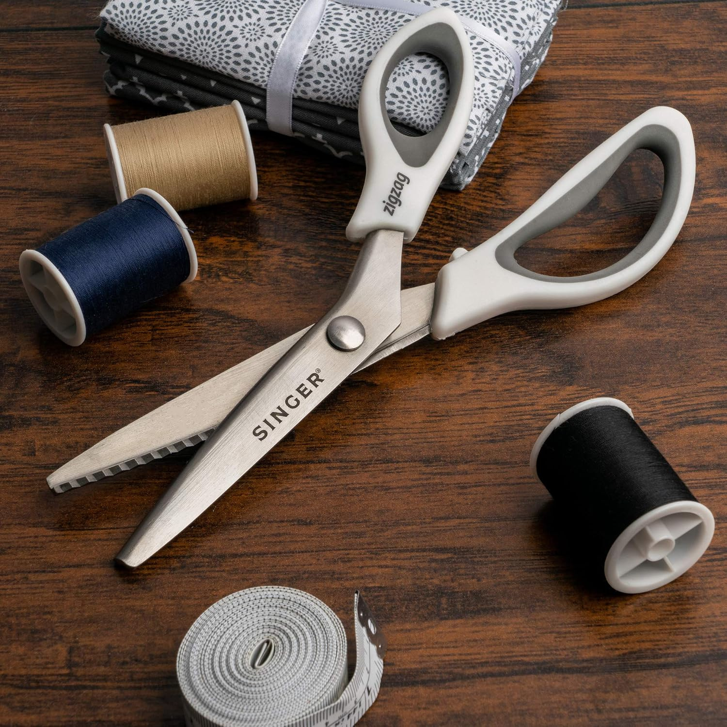 Tijera Zigzag Singer® 9” (21,6 cm) Blanca-5