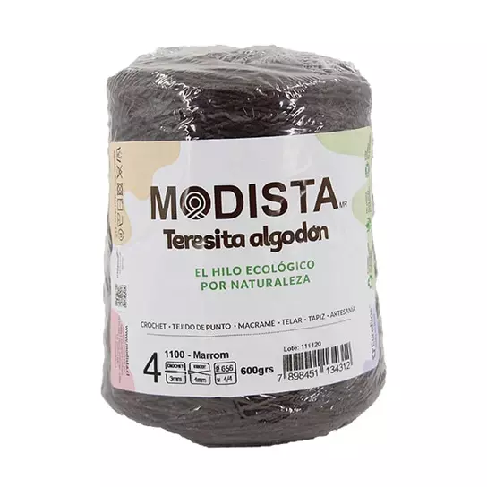 Hilo Algodón Teresita 600gr para tejer Crochet Palillo 1100-0