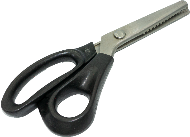 Tijera corte Zig Zag 8" acero inoxidable-1
