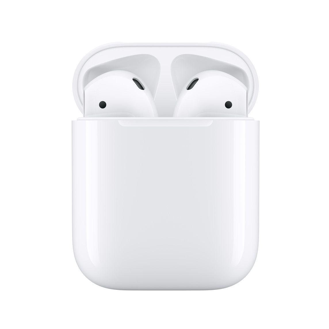 AIRPODS 2ª GENERACIÓN CON ESTUCHE DE CARGA APPLE Y CABLE LIGHTNING REACONDICIONADOS -0