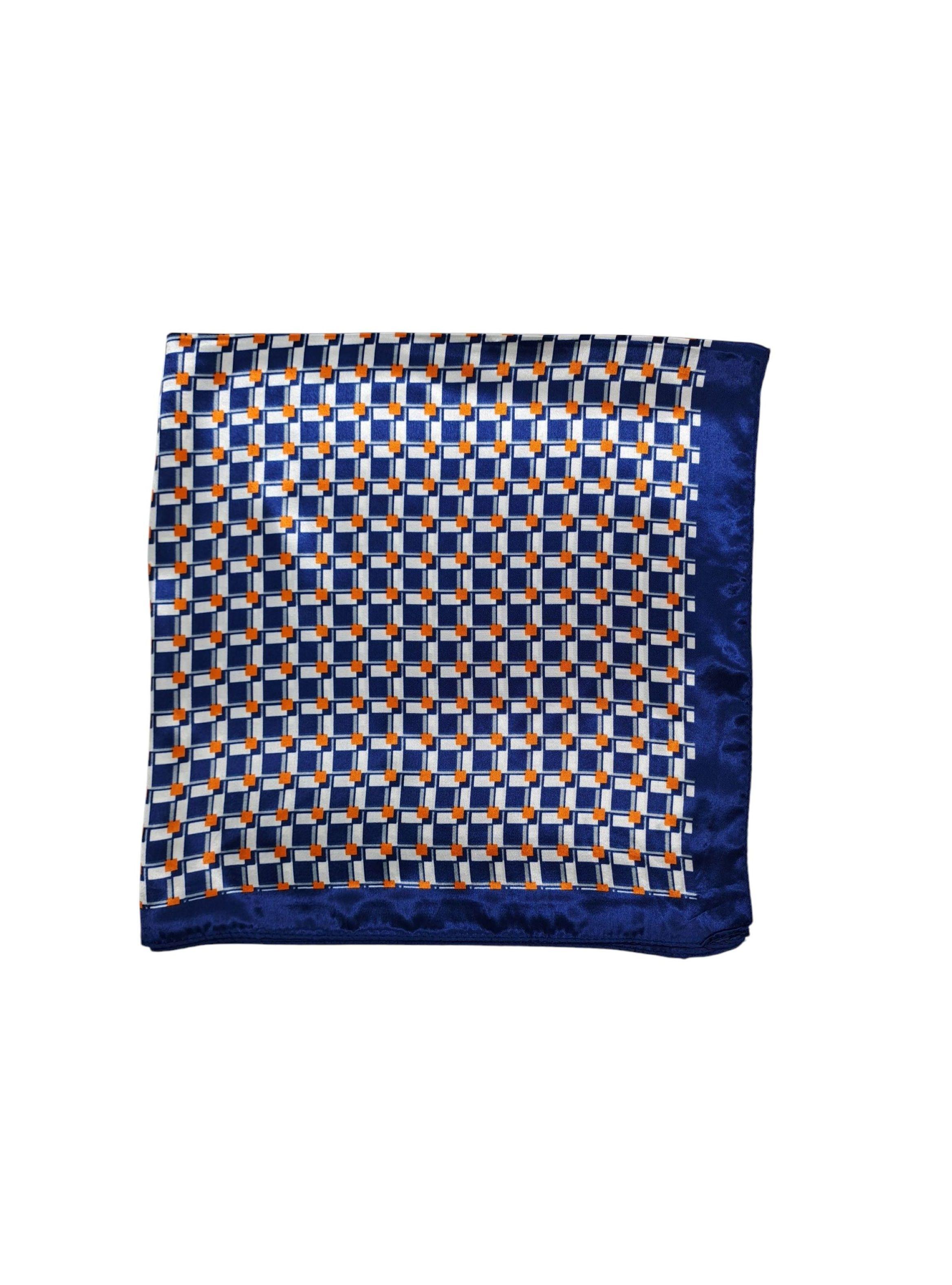 Pañuelo Satinado Mujer Diseño Geométrico 60 x 60 cms-2