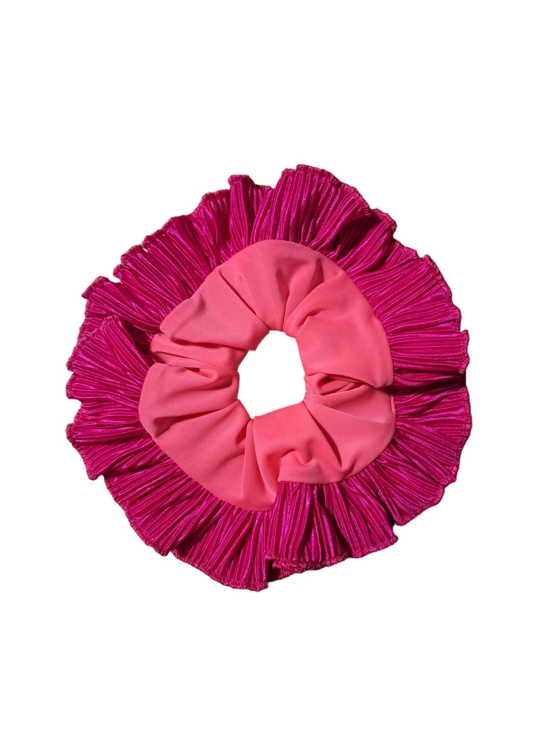 Scrunchie XL Rumbas Bambas Color  Fucsia #3-0