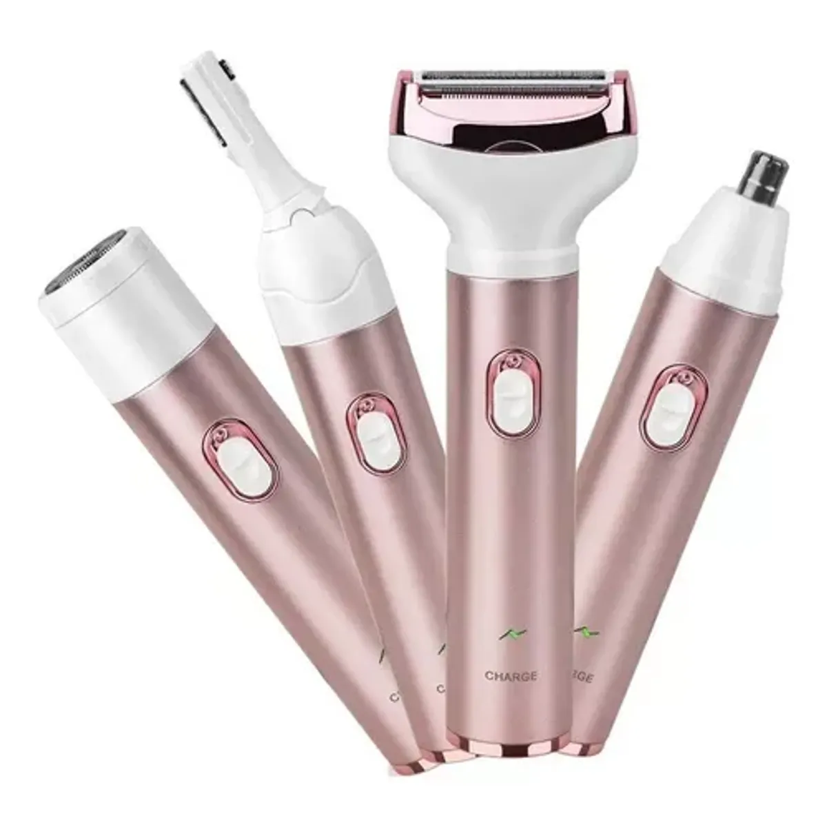 Kit Depiladora Afeitadora Facial Corporal Usb 4 En 1-0