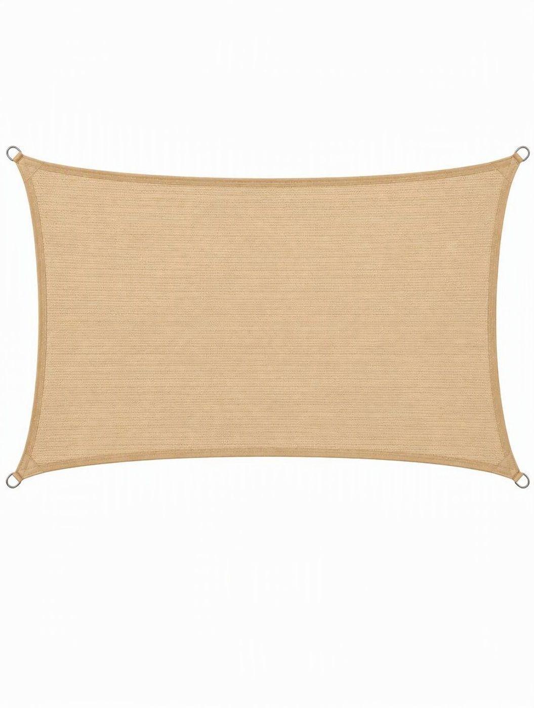 Malla Sombreadora Toldo Vela Rectangular 3x4 Hdpe Beige-0