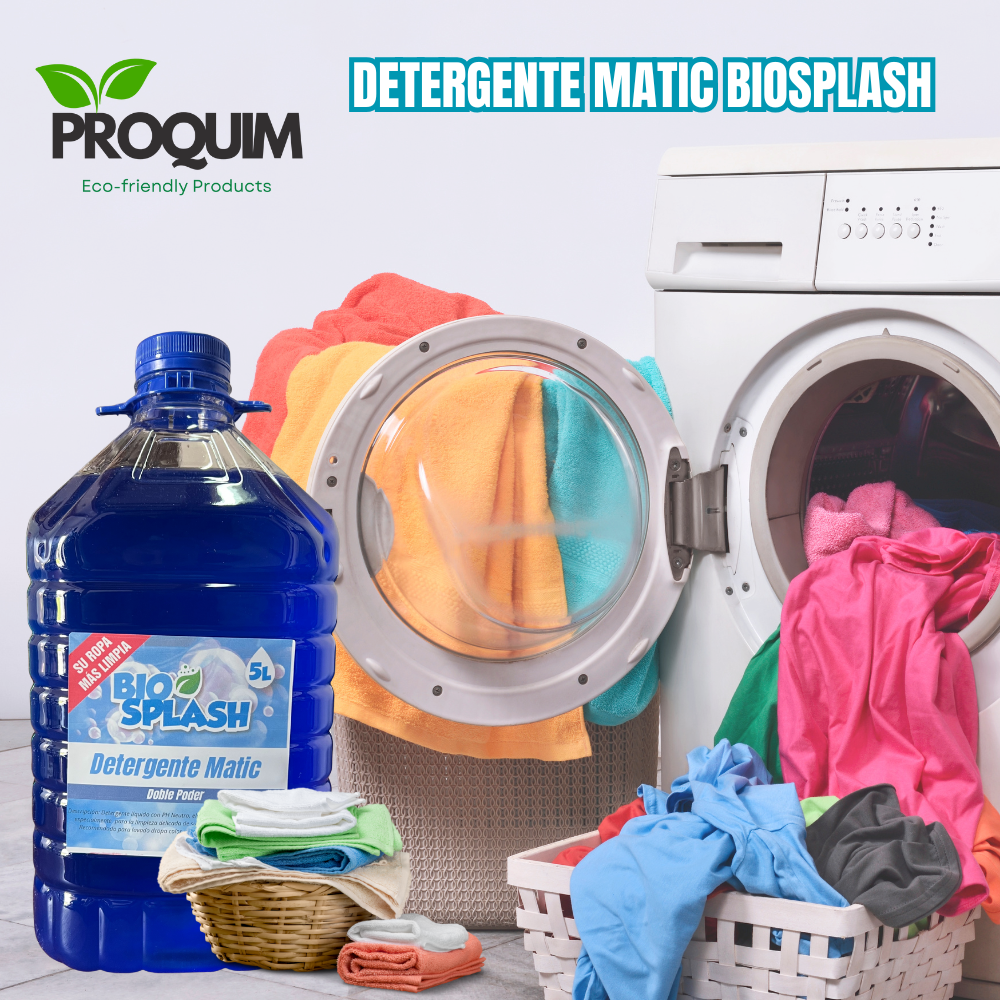 Detergente Matic BiosPlash 5 litros 2 Unidades-3