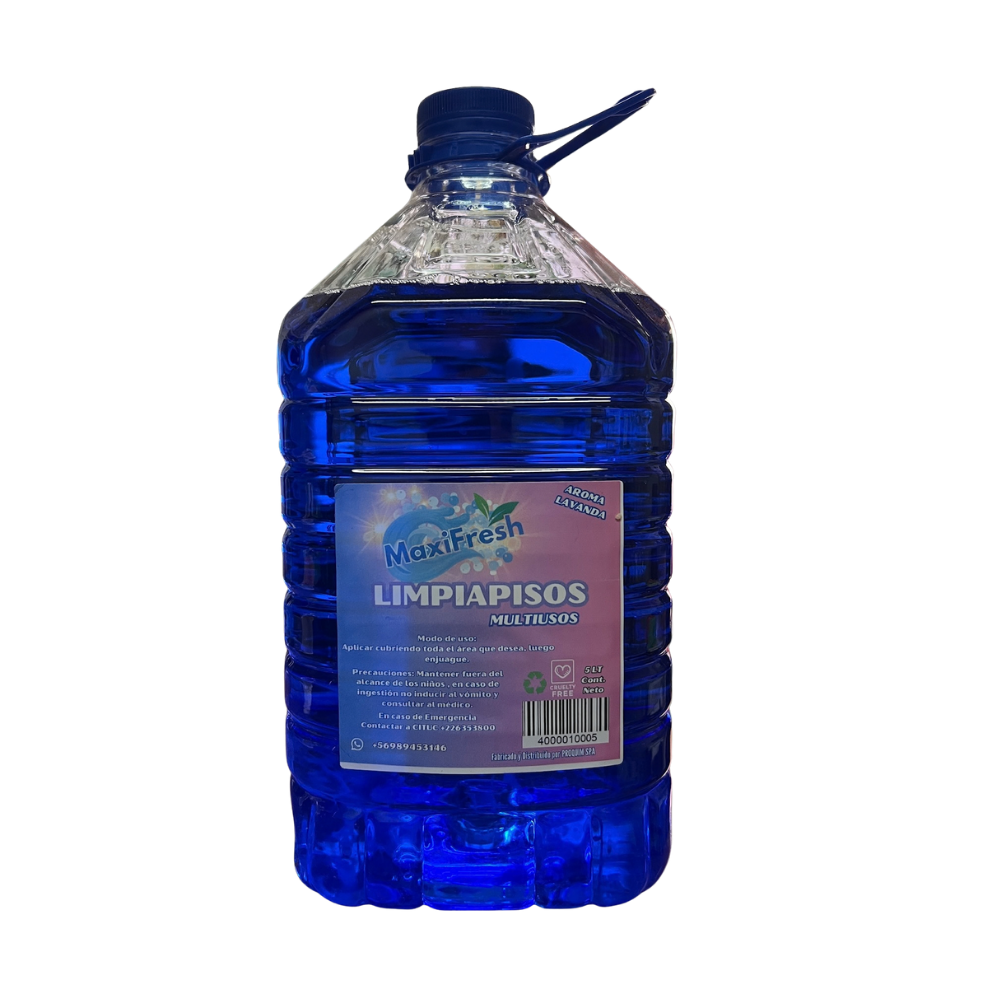Limpiapiso Lavanda Maxifresh 5 Litros Eco PET Pack 2 Unidades-4