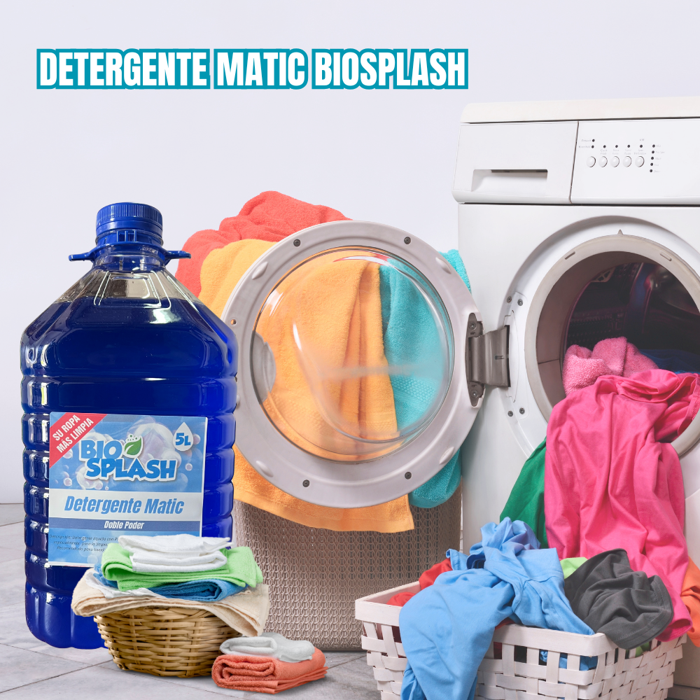 Detergente Matic BiosPlash 5 litros Unidad-2
