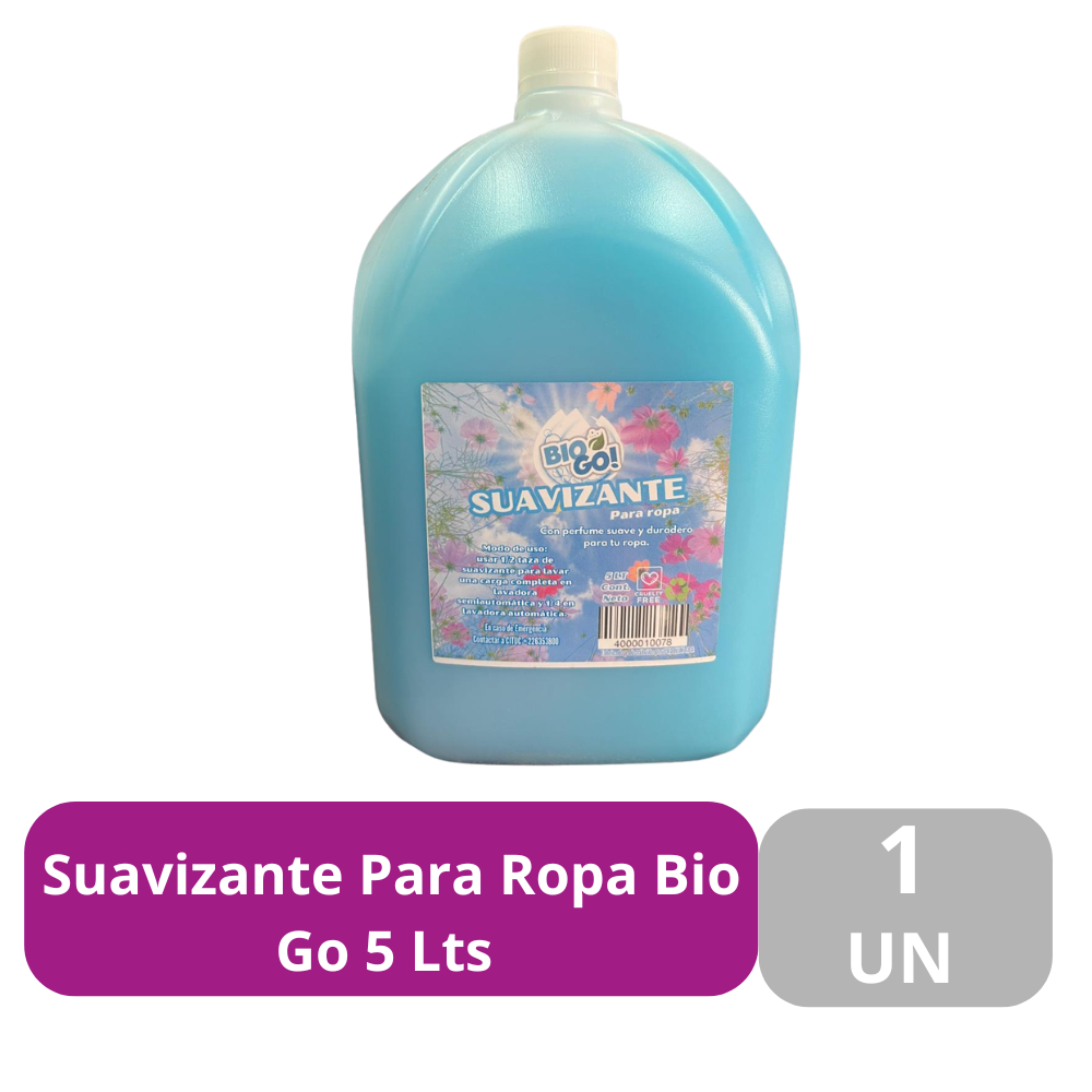 Suavizante Para Ropa Bio Go 5 Lts Unidad-2
