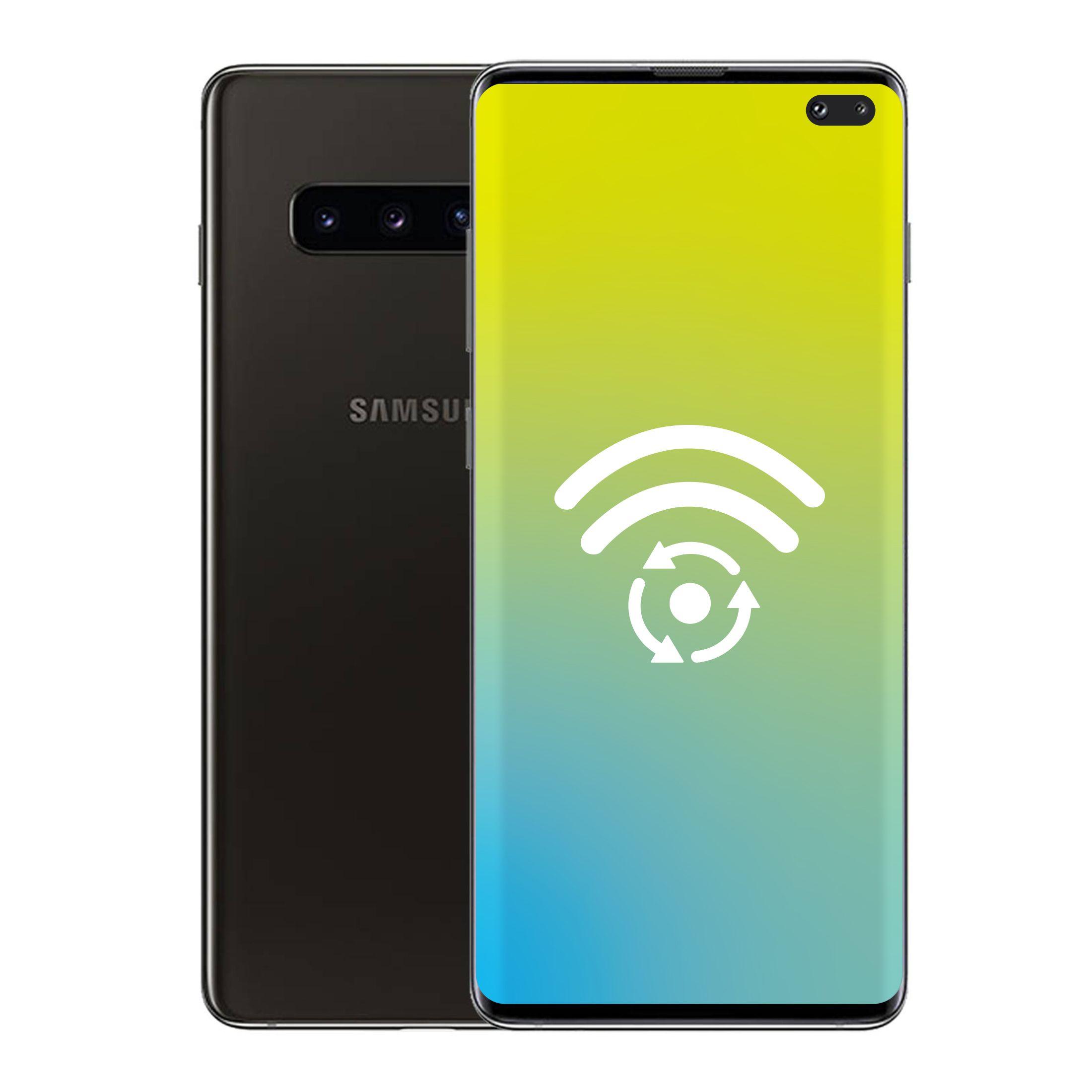 Celular Samsung S10 Plus 128 Gb Negro- Reacondicionado-0