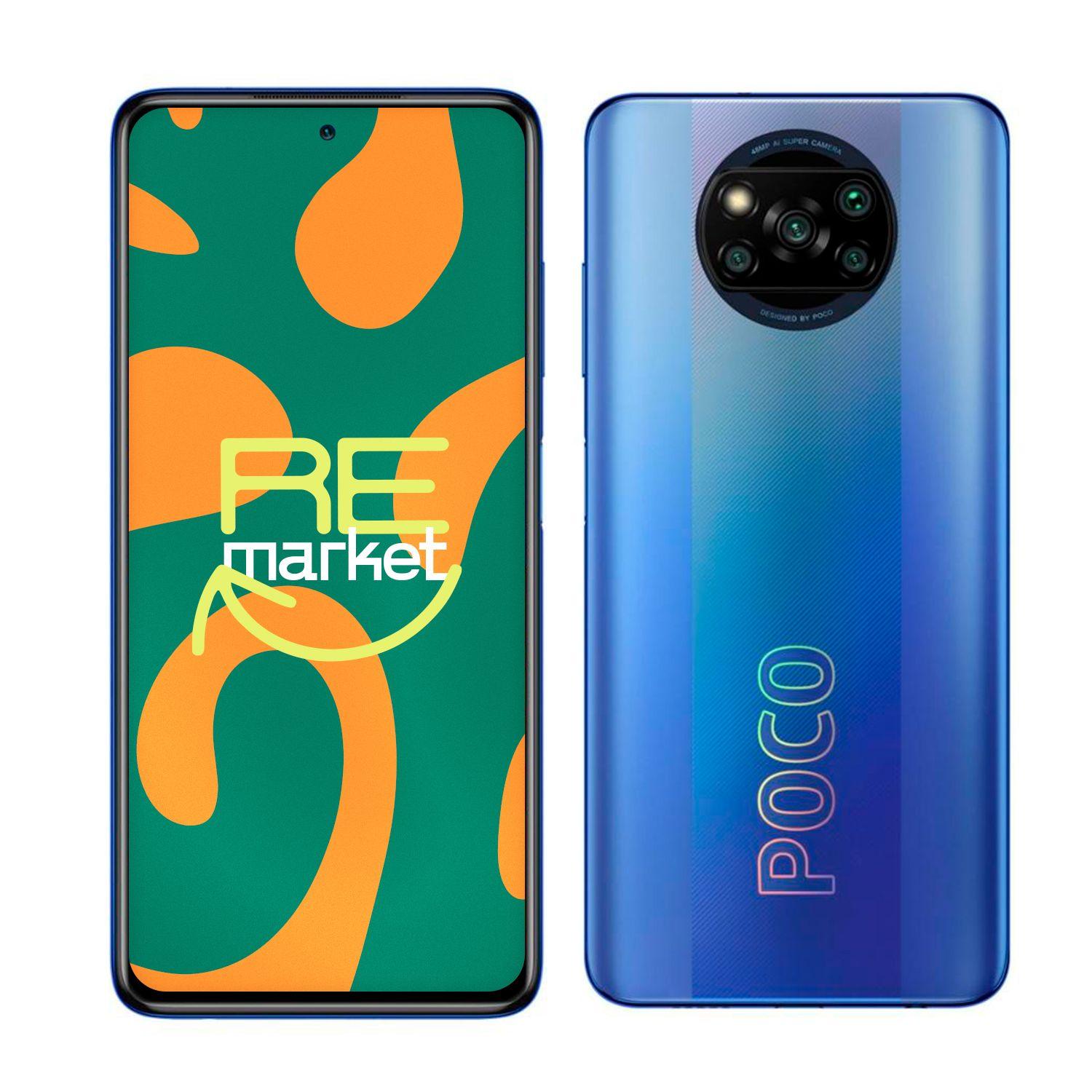 Celular Xiaomi Poco X3 NFC 128GB Azul- Reacondicionado-4