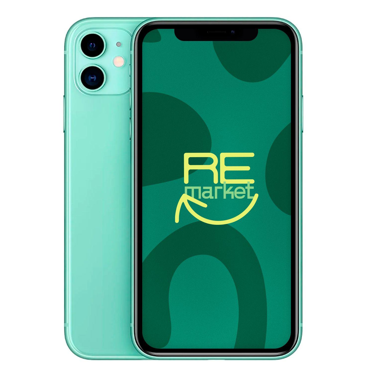 Celular Iphone 11 128 Gb Verde- Reacondicionado-0