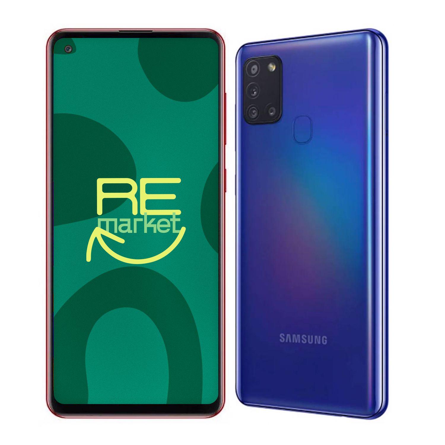 Celular Samsung A21S 128 Gb Azul - Reacondicionado-0