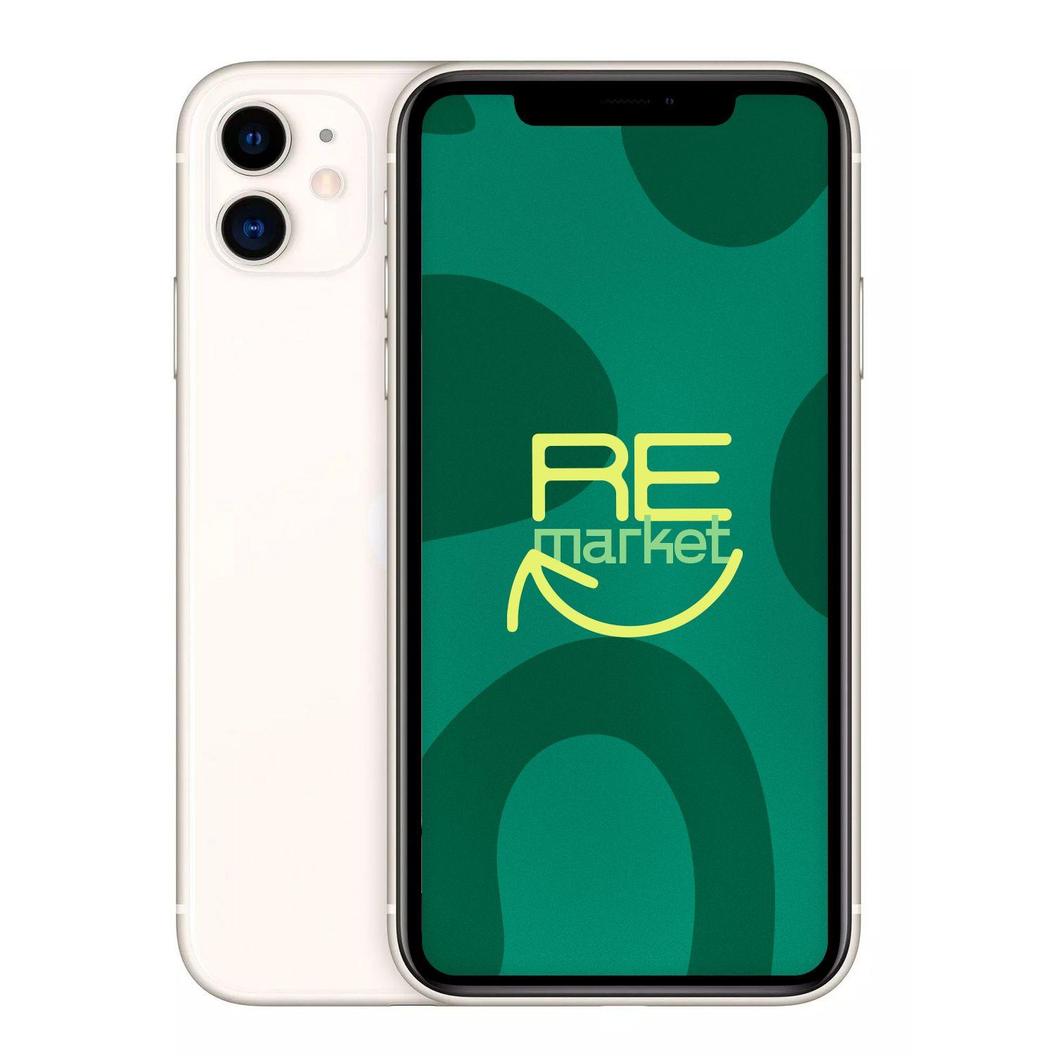 Celular Iphone 11 64 GB Blanco- Reacondicionado-0