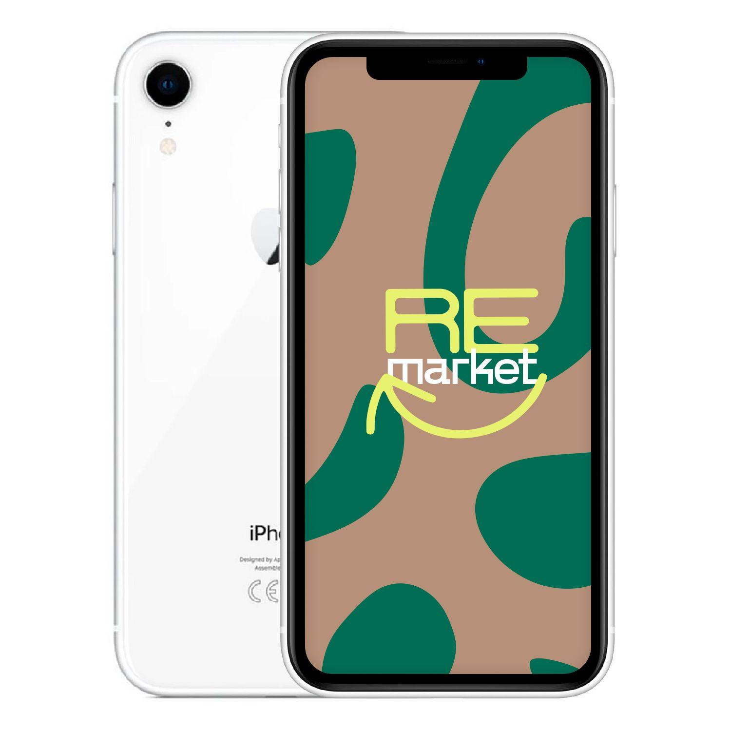 Celular Iphone Xr 128 Gb Blanco- Reacondicionado-0