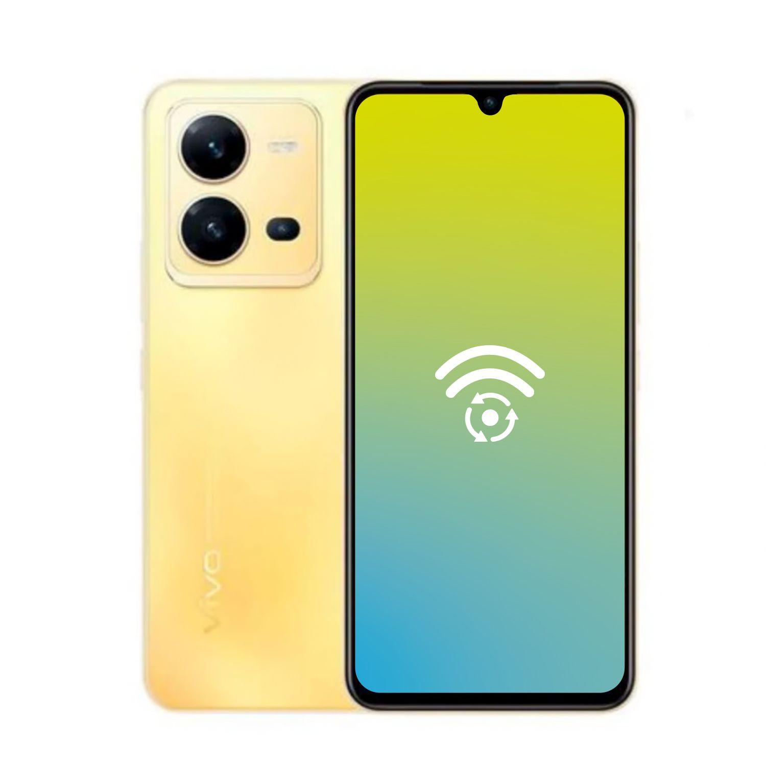 Celular Vivo V25 128 Gb Amarillo- Reacondicionado-0