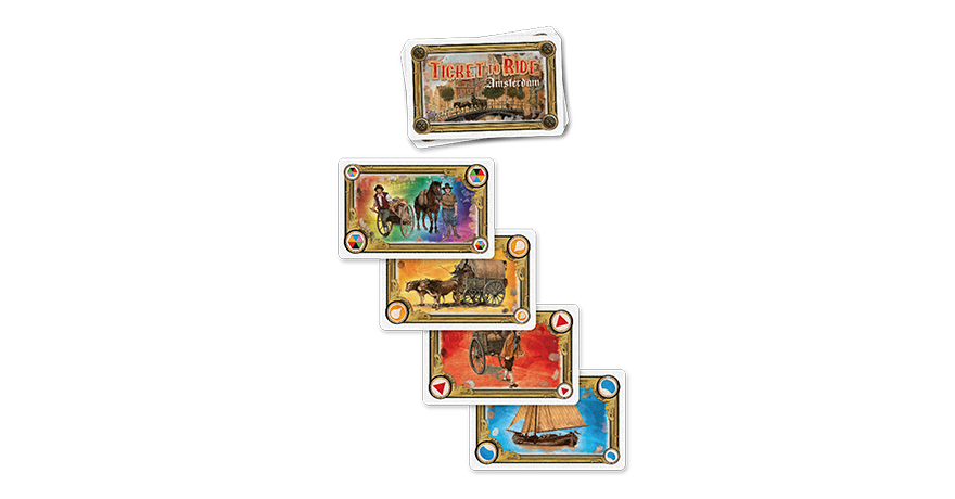 Juego de Mesa  ¡Aventureros al Tren! Amsterdam-2