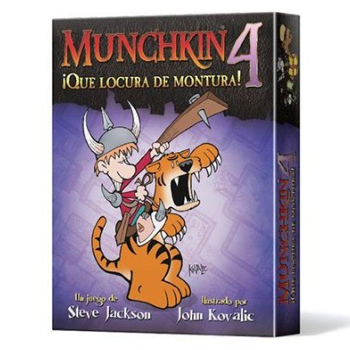 Juego Familiar - Munchkin 4: ¡Qué Locura de Montura! (Expansión)-2