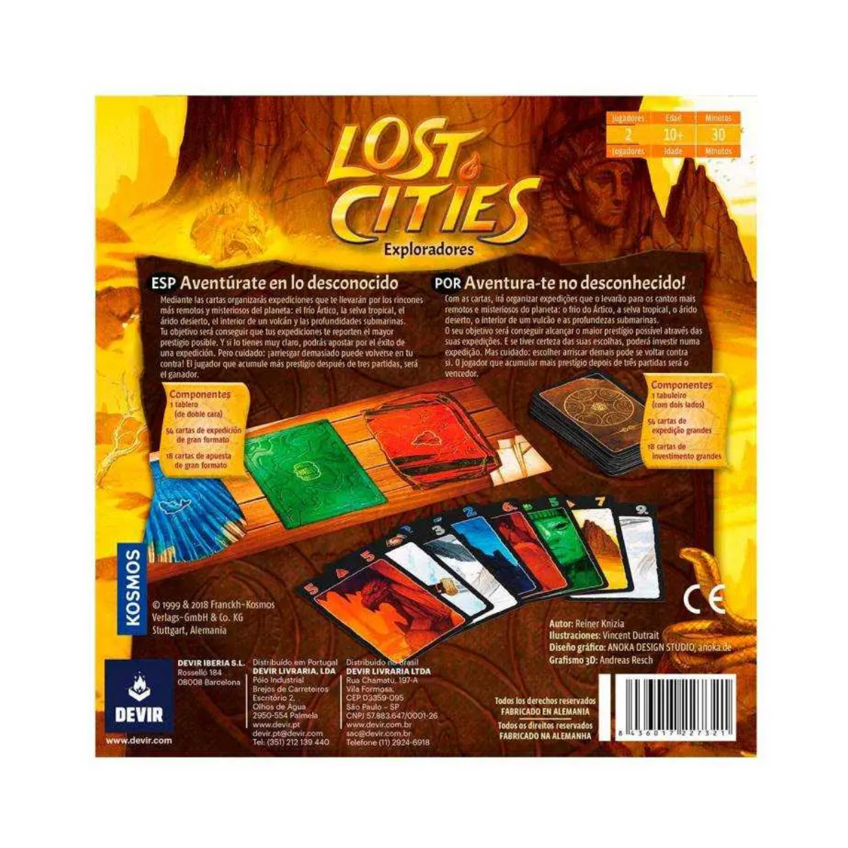 Juego Familiar - Lost Cities Exploradores-2