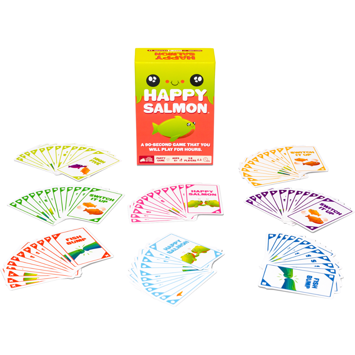 Juego Familiar - Happy Salmon De Exploding Kittens-3