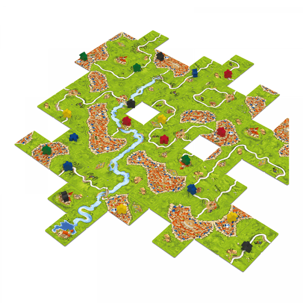 Juego de Mesa  Carcassonne Básico (2da Edición)-1