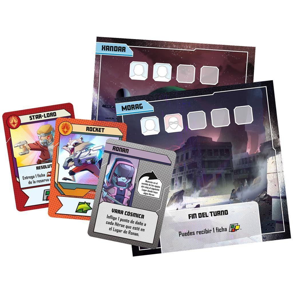 Juego de Mesa  Marvel United: Guardianes de la Galaxia el Remix (Expansión)-1