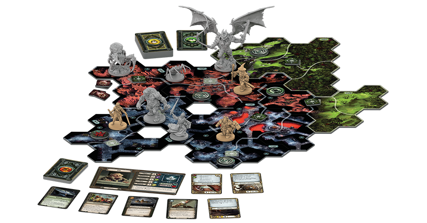 Juego de Mesa  Señor de los Anillos - Viajes por la Tierra Media Sendas Sombrías (Expansión)-1