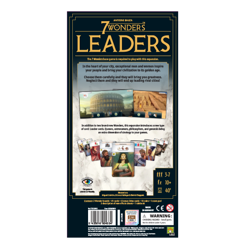 Juego de Mesa  7 Wonders Leaders NE (Expansión)-1