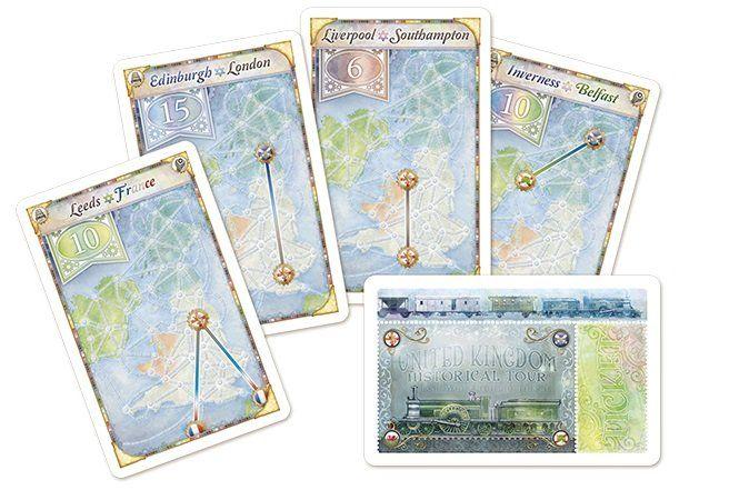 Juego de Mesa  ¡Aventureros al Tren! Reino Unido y Pennsylvania (Expansión)-2