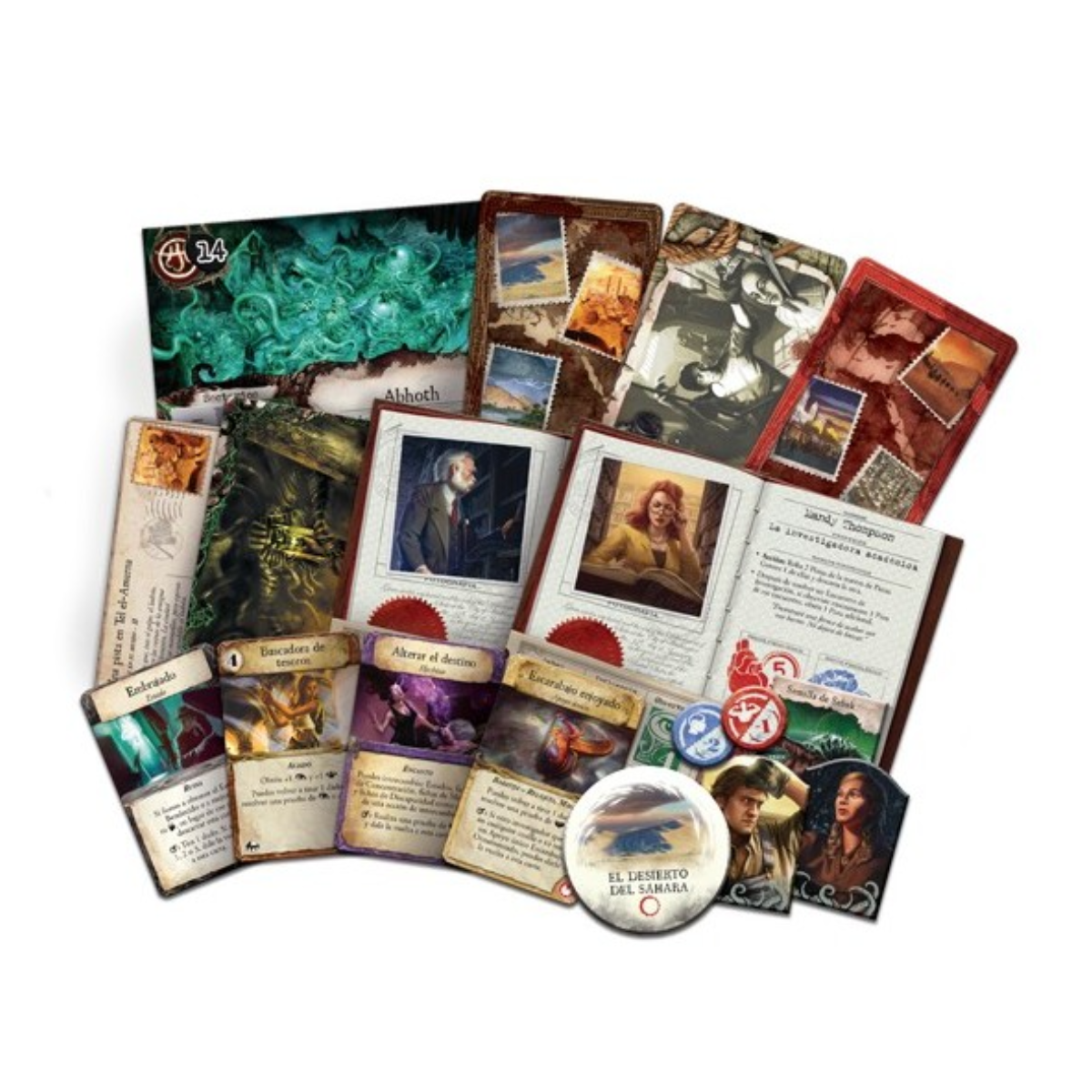 Juego de Mesa - Eldritch Horror: Bajo las Pirámides (Expansión)-1