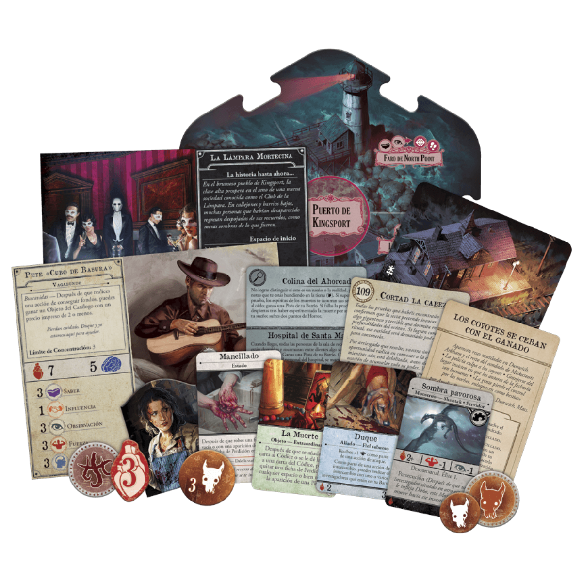 Juego de Mesa - Arkham Horror: Mareas Tenebrosas (Expansión)-2