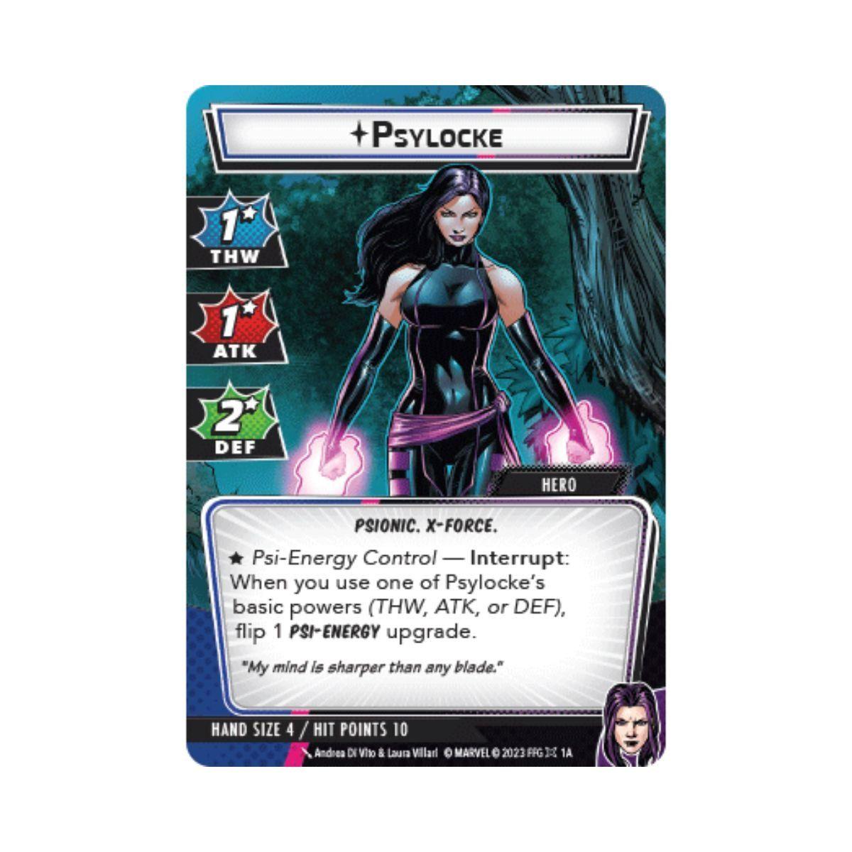 Juego de Mesa - Marvel Champions: Psylocke (Expansión)-3