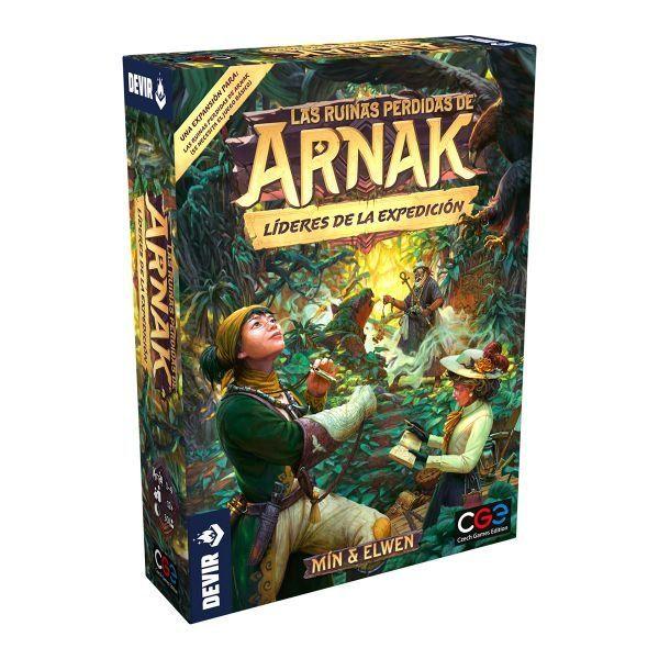 Juego de Mesa  Las ruinas perdidas de Arnak: Líderes De La Expedición (Expansión)-0