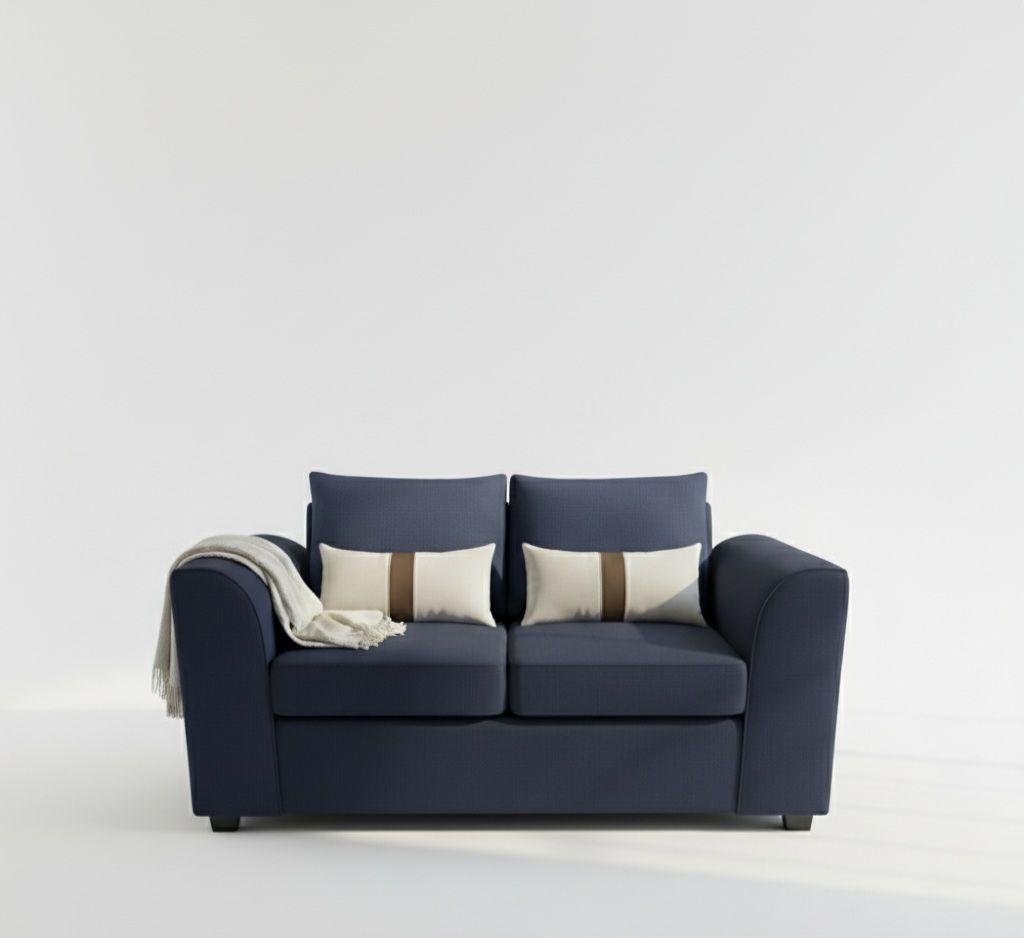 Sofa 2 cuerpos fancy hogar AZUL-2