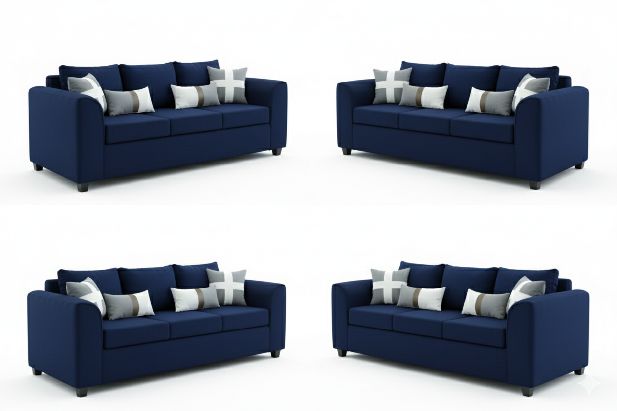 sofa  3 cuerpos azul fancy hogar-3